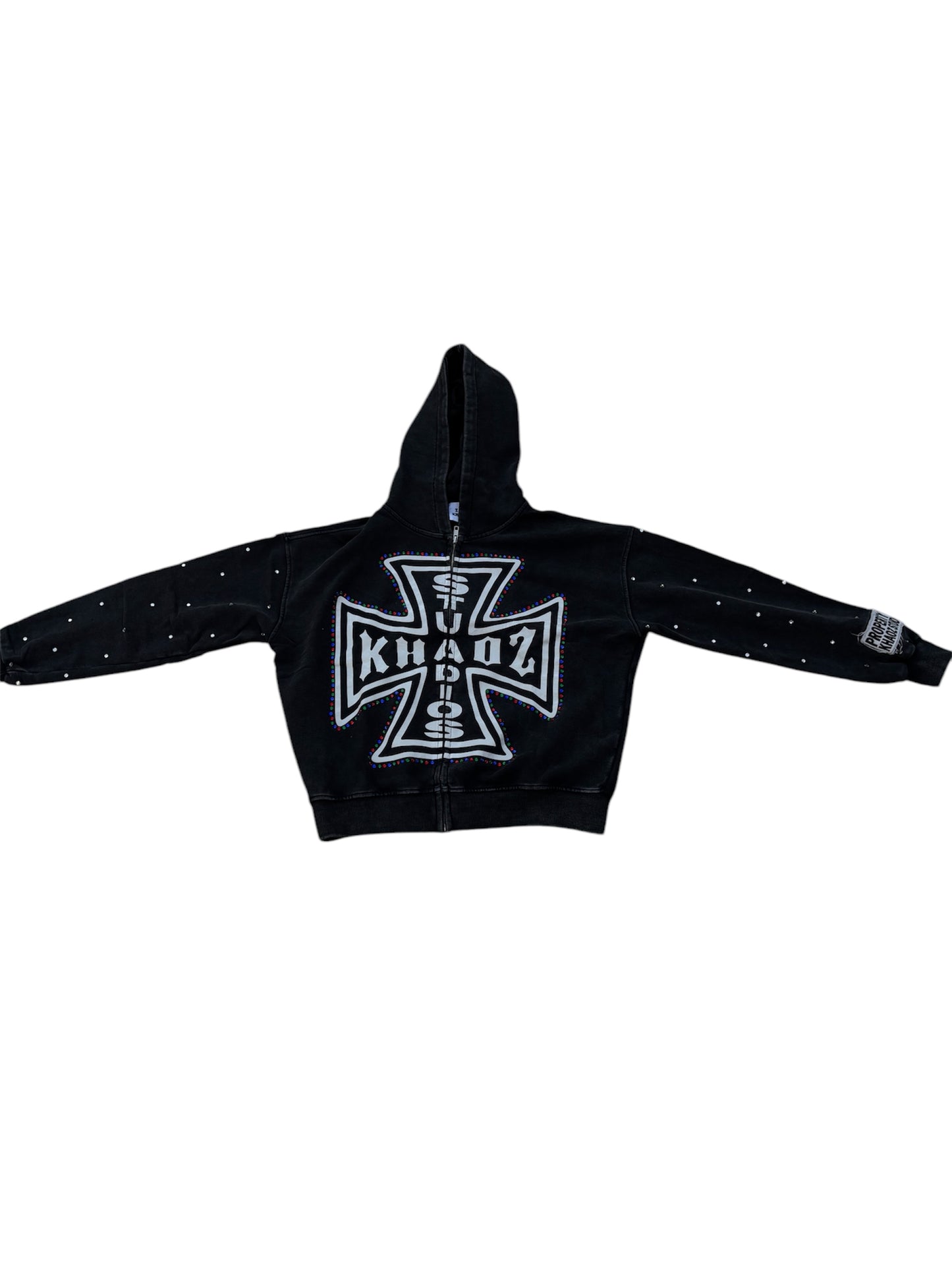 KHAOZ Cross Hoodie