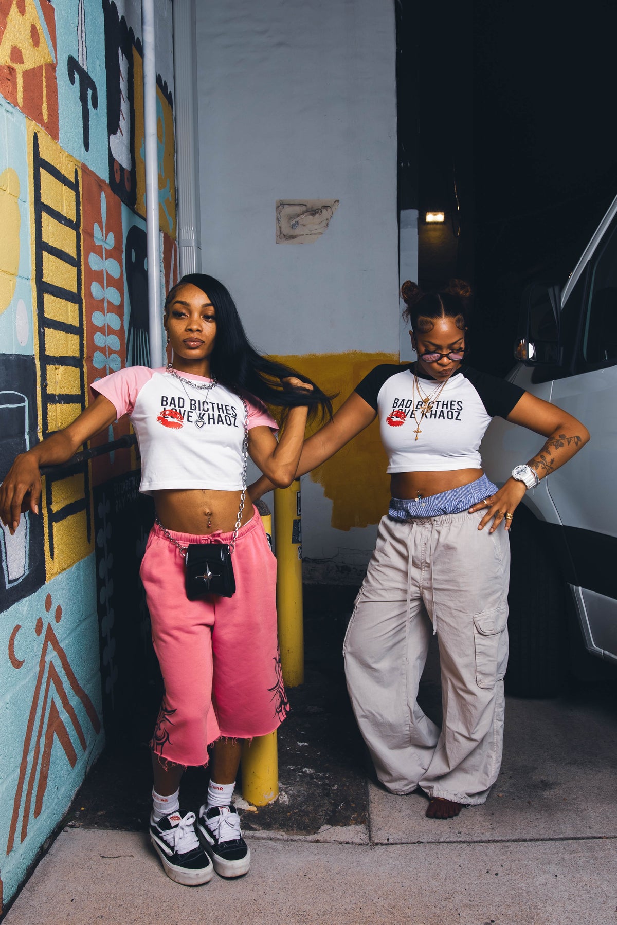 KHAOZ “BB” Crop top