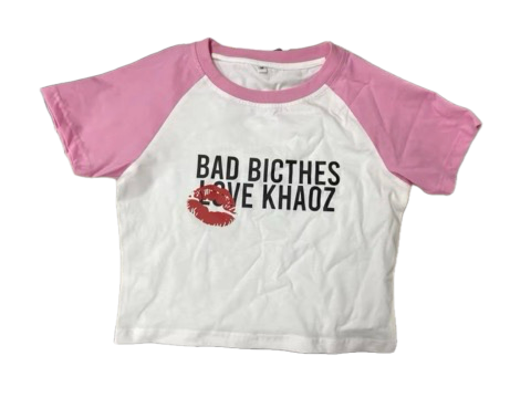 KHAOZ “BB” Crop top