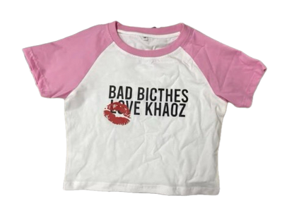 KHAOZ “BB” Crop top