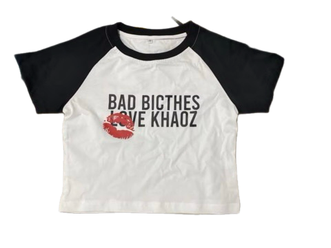 KHAOZ “BB” CROPTOP