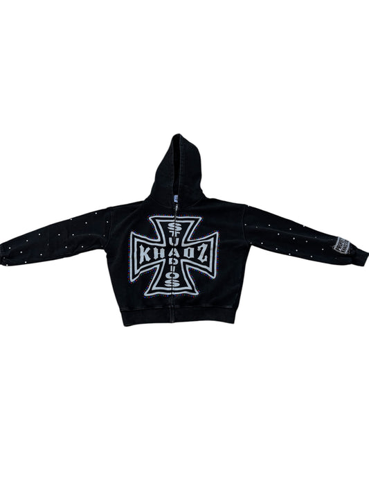 KHAOZ Cross Hoodie